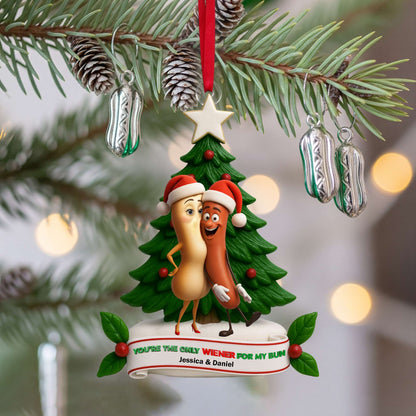 Cute Food Duo Ornament - Personalized Christmas Gifts For Couple 03OHLU040925