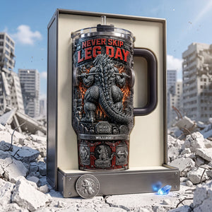 Fun Leg Squat 40oz Tumbler With Handle, Personalized Gifts For Gymer 04qhlu230726-Homacus