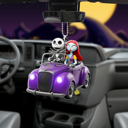 Forever Ride Car Ornament Personalized Gifts For Couple 05PGLU150725