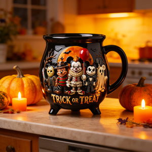 Trick Or Treat Spooky Cauldron Mug - Personalized Halloween Gifts 07PGDT240826