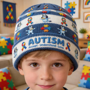 Awareness Bobble Beanie Hat - Personalized Gifts For Kids 02TGQN100126
