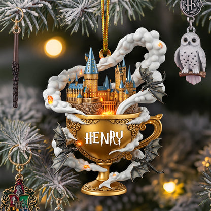 Enchanted Kingdom Acrylic Ornament - Personalized Christmas Gift For Fantasy Lovers 02TOLU270825