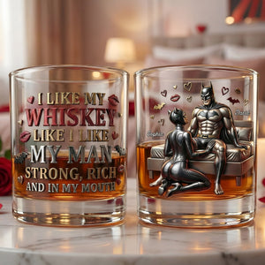 Midnight Couple Round Glass - Personalized Gifts For Couple 03QHLU090126