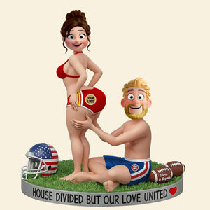 Sport Couple Love United Acrylic Plaque - Personalized Gifts For Couple 04hutn130126