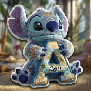 Tropical Alien Alphabet Pillow - Personalized Gift For Adventure Lovers 02TGLU071125