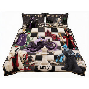 Mystical Villains Chess Quilt Bed Set - Personalized Gifts 05hadt061026