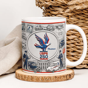 Postal Job Milestone Coffee Mug – Personalized Gifts For Postal Worker 02naqn040226