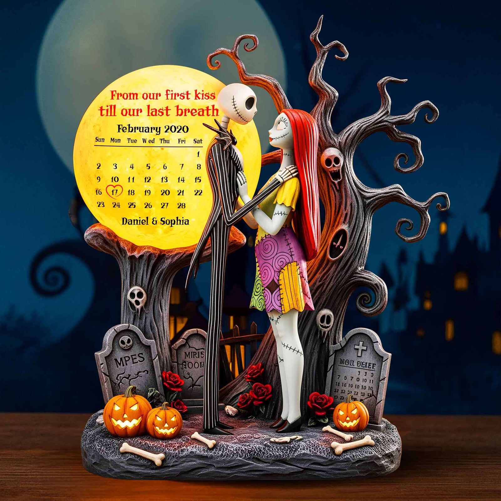 First Kiss To Last Breath Acrylic Plaque - Personalized Anniversary Gifts For Couples 02TOLU190725