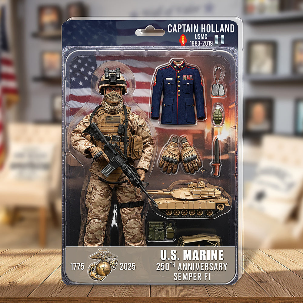 Military 250th Anniversary Figure Pack Acrylic Plaque - Personalized Gifts For Veteran 03qhqn040725-Homacus