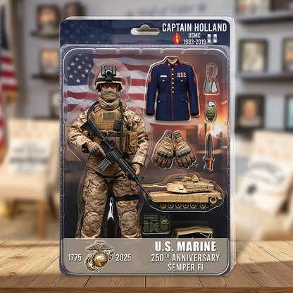 Military 250th Anniversary Figure Pack Acrylic Plaque - Personalized Gifts For Veteran 03qhqn040725-Homacus