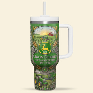 Farm Life Tractor 40oz Tumbler - Personalized Gifts For Farmers 02naqn140326
