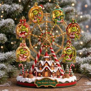 Kids Ferris Wheel Christmas Acrylic Light Box - Personalized Gifts For Christmas 04patn210826