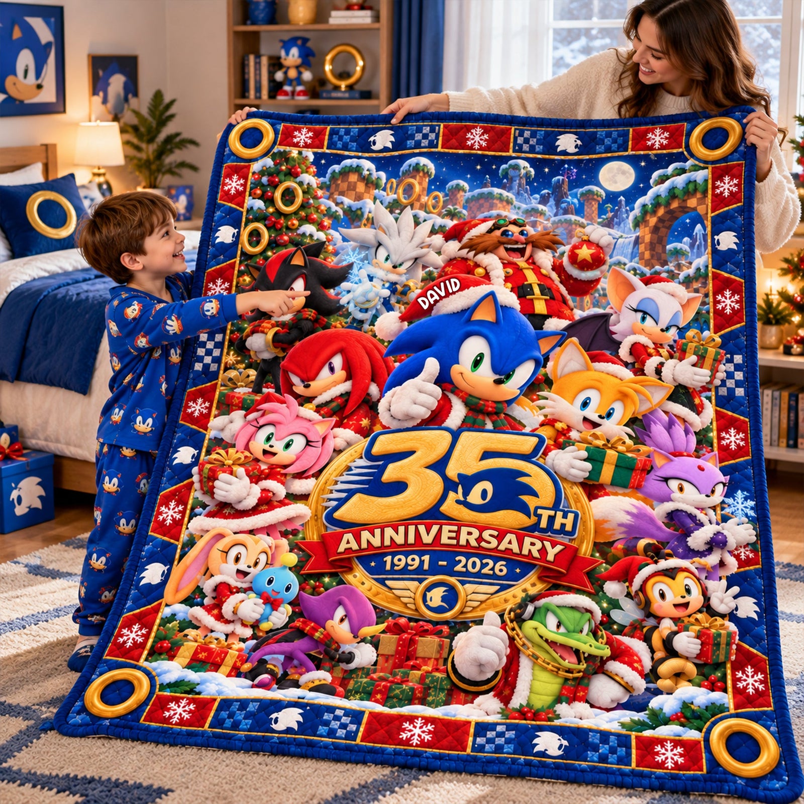 35th Anniversary Blanket - Personalized Gifts 01ttlu081026