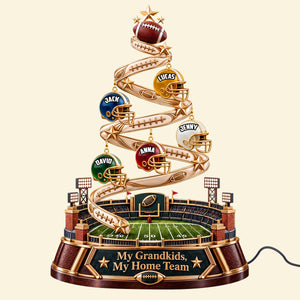 My Home Team Acrylic Light Box - Personalized Gifts For Christmas 02patn191026