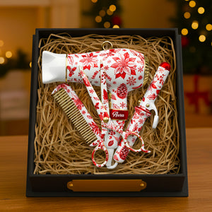 Hairstylist Toile de Jouy Ornament Personalized Gifts for Christmas 05PGDT011025-Homacus