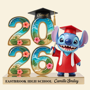 Lovely Alien Celebrate Graduation Acrylic Plaque - Personalized Gifts For Graduates 02nadt220426