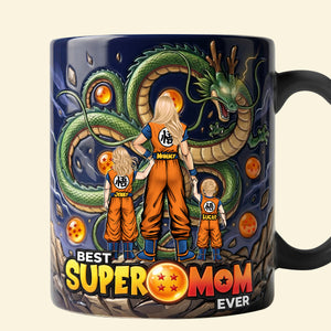 Legend Warrior Mom And Kids Magic Ceramic Coffee Mug - Personalized Gifts For Mother's Day Magic Mug 03NATN070426