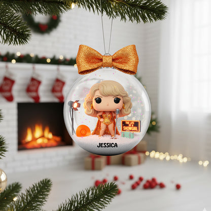 Sparkling Stage Ornament - Personalized Christmas Gifts For Music Lovers 05PGLU090925