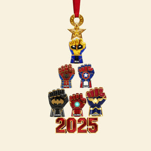 Personalized Gifts For Christmas, Family Hand Acrylic Ornament 01ohta141025