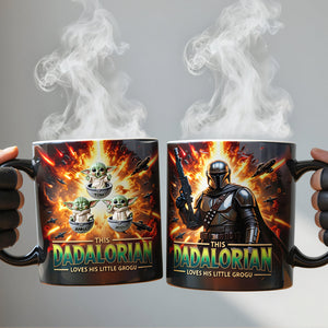 Warrior Dad And Kids Magic Coffee Mug - Personalized Gifts For Dad 03TODT220526