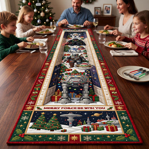 Empire Celebrates The Holidays Quilted Table Runner - Personalized Christmas Gifts For Family 01hata200826