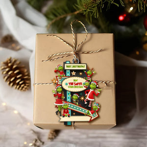 Joyful Green Family Ornament - Personalized Gift For Family 05TOLU201025