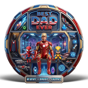 Radical Dad Station Plaque, Personalized Gifts For Dads 03qhqn250526