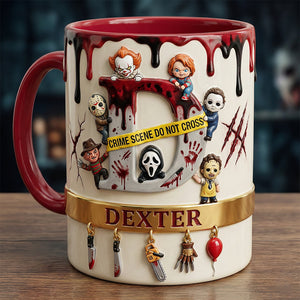 Slay Party Alphabet Initial Letter, Personalized Gifts For Horror Fans 02qhtn140126