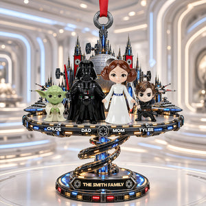 Our Galactic Family Christmas Ornament - Personalized Gifts For Family 05ohdt131026