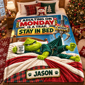 Stay In Bed Blanket - Personalized Gifts 02hatn171026