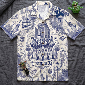 Spooky Toile De Jouy Hawaiian Shirt - Personalized Gifts For Movie Lovers 03pgtn160726