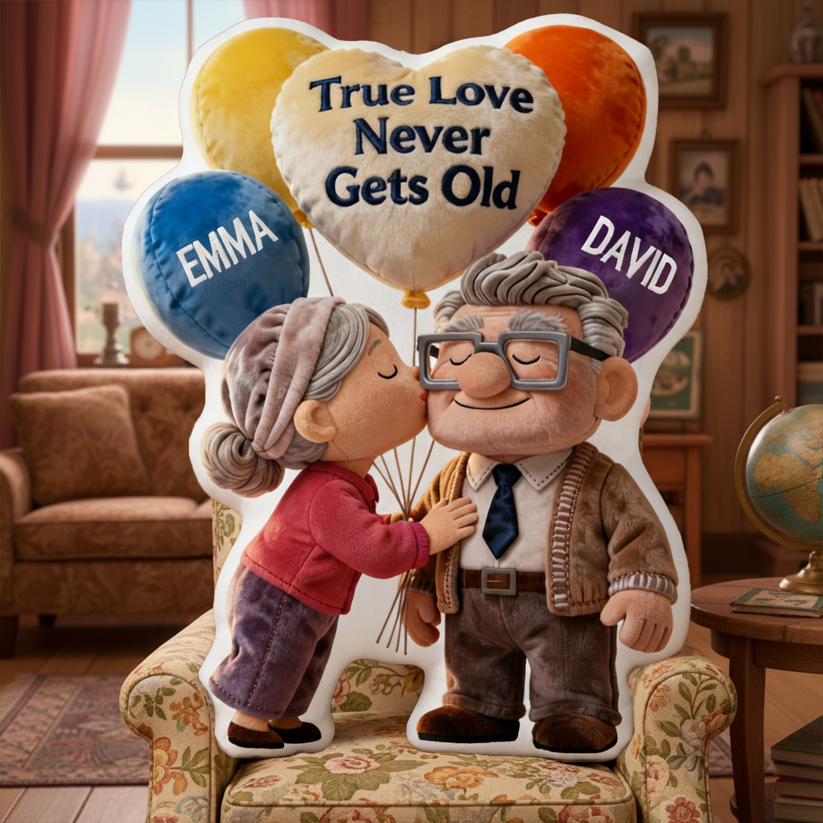 A Lifetime Of Love Shaped Pillow - Personalized Gifts For Couples 03NALU091225