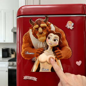 Cheeky Couples Acrylic Fridge Magnet - Personalized Gifts For Couples 02ohlu190626