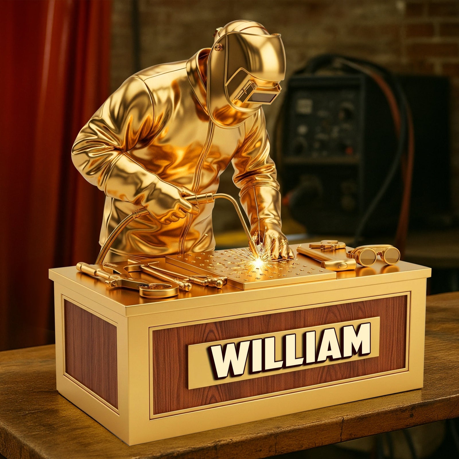 Proud Skilled Welder Acrylic Plaque - Personalized Gifts For Welders 02OHLU140725