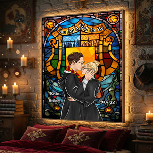 Couple Kissing Gifts Personalized Light Photo Frame 01HUDT180823TM