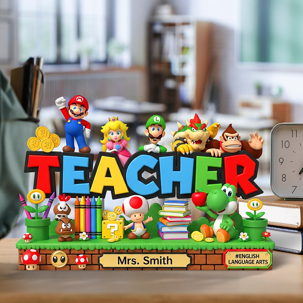 Plumber Fans Plaque - Personalized Gifts For Teacher 02tgqn160625