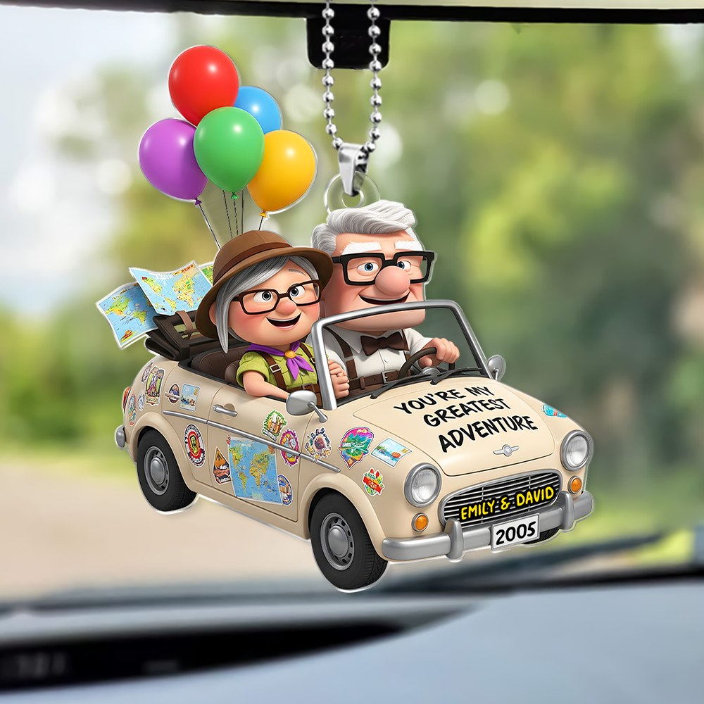 Couple Car Ornament - Personalized Gifts For Couple 04PGPU150725