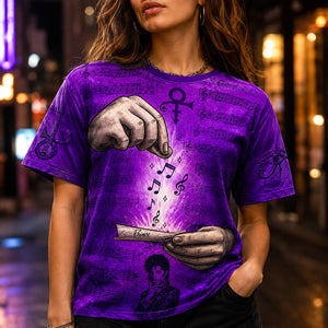Prince The Musician Music Addict 3D Shirt, Personalized Gifts 02qhdt190826