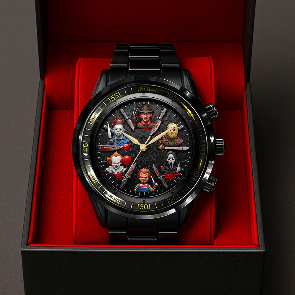Horror Men's Watch, Personalized Gifts For Horror Movie Fans 02qhqn150725-Homacus