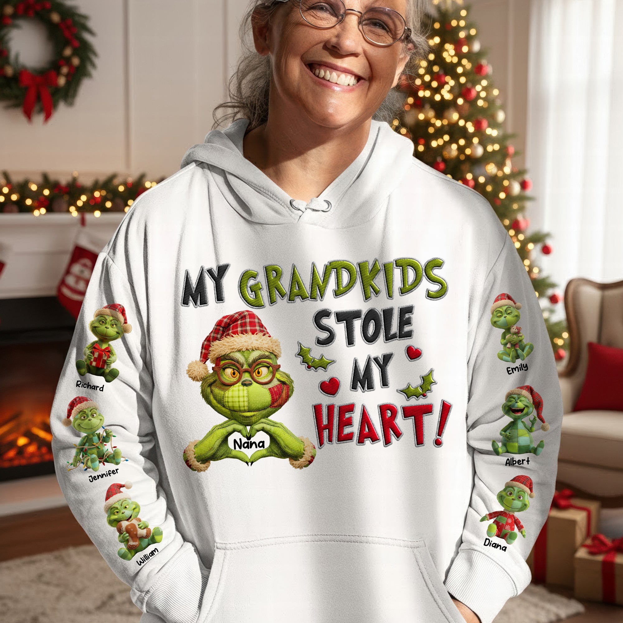 Cute Grandkids 3D Shirt - Personalized Gifts For Grandma 02naqn241025