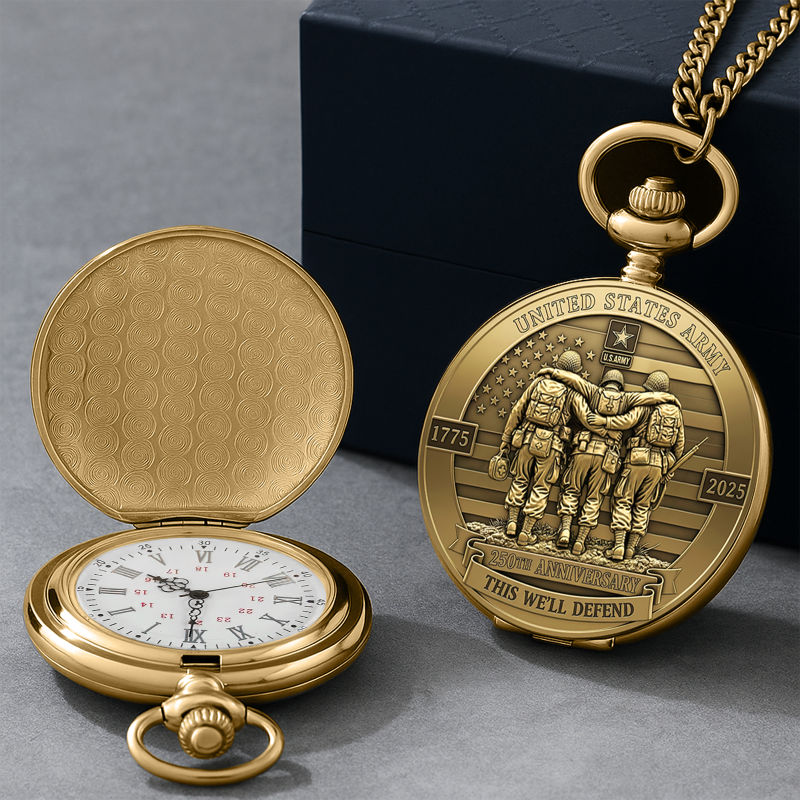 Anniversary Pocket Watch - Gift For Army 04OHPU300625