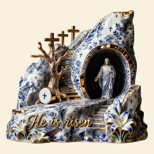 Sacred Jesus Christ Resurrection Plaque, Easter Gifts For Christians 02qhdt070326