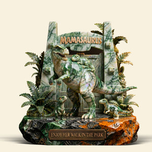 Dinosaur Mom Acrylic Plaque, Personalized Gifts For Mom 03qhqn240226