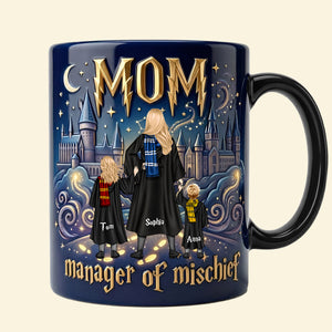 Fantasy School Mom Color Changing Ceramic Coffee Mug - Personalized Gifts For Mother's Day Heat Changing Mug 05NATN240326