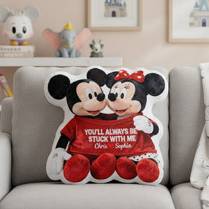 Couple In Cute Shirt Pillow, Personalized Gifts For Couple 03qhtn111225