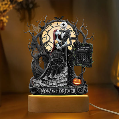 Now & Forever Halloween Led Light - Personalized Gifts For Couple 01QHDT290825