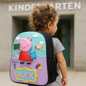 Cute Cartoon Character Backpack - Personalized Gifts For Kids Back To School 05QHLU040825