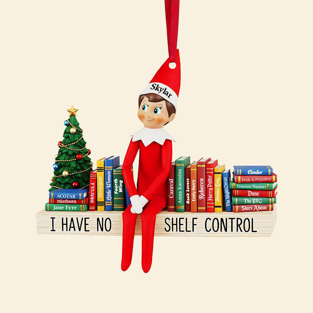 Funny Book Christmas Ornament, Personalized Gifts For Book Lovers 04qhta290825