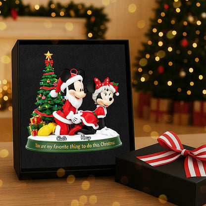 Naughty Claus Couple Christmas Ornament Personalized Gifts For Couple 04OHTA160925