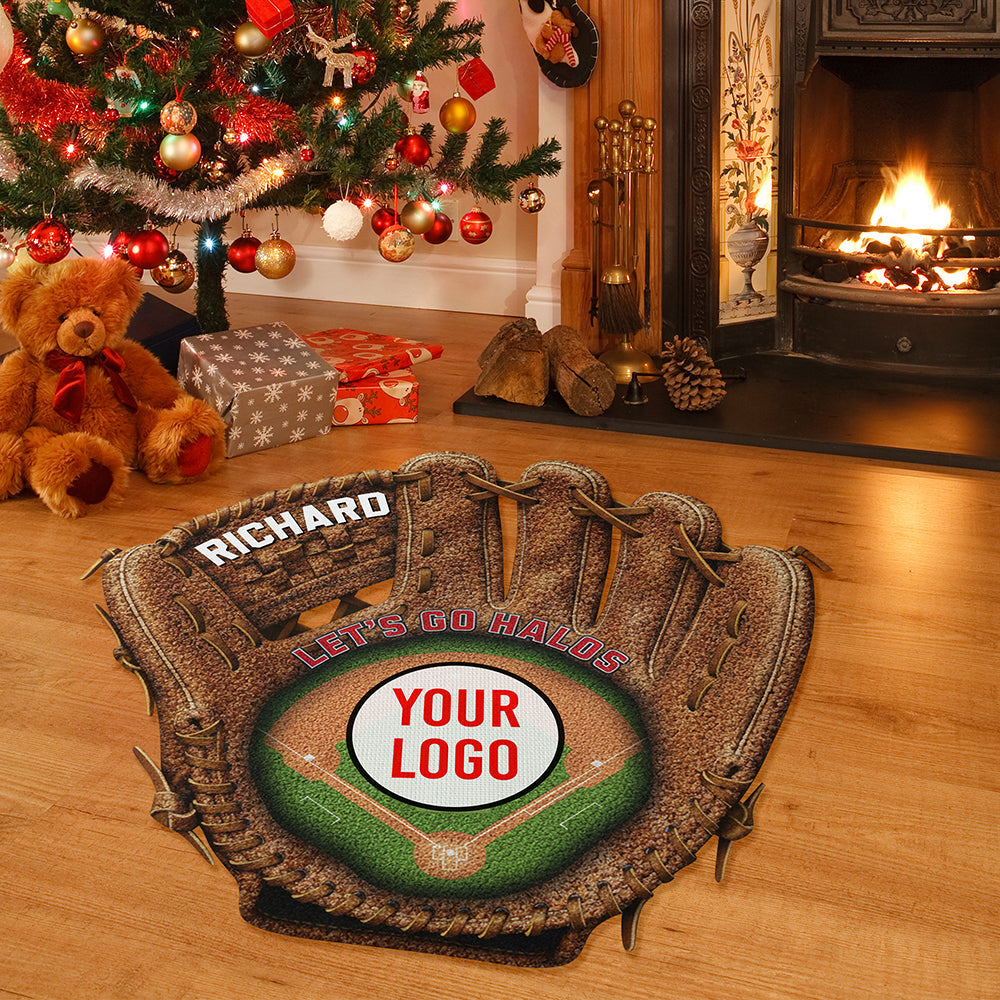 Sports Glove Doormat - Personalized Gifts For Sport Lovers 02kiqn041125